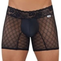  Boxer Long Dentelle Noir