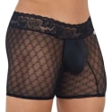  Boxer Long Dentelle Noir