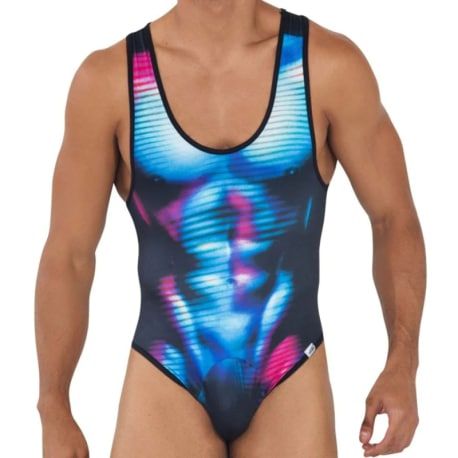  Moonlight Work-N-Out Bodysuit - Blue
