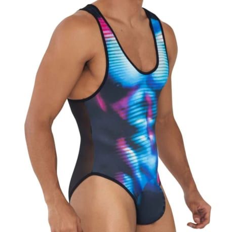  Moonlight Work-N-Out Bodysuit - Blue