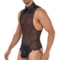  Work-N-Play Mesh Bodysuit - Black