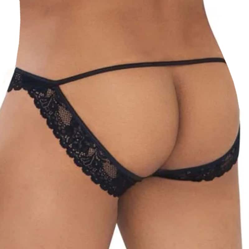  Lace Jockstrap - Black