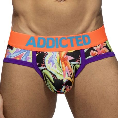 Addicted Slip Swimderwear Push Up Iris Noir