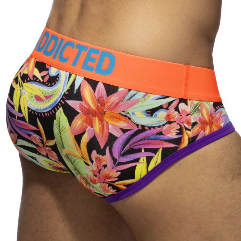 Addicted Iris Swimderwear Push Up Briefs - Black