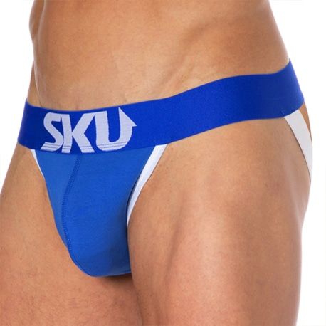 SKU Logo Cotton Jockstrap - Royal