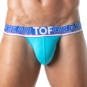 TOF Paris Slip Tanga Champion Turquoise