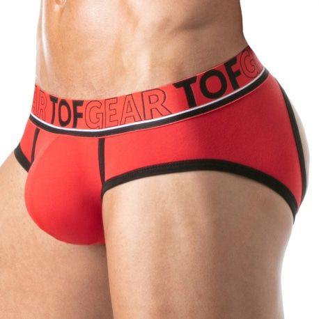 TOF Paris Slip Empty Bottom Champion Rouge