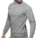 Addicted Sweat-Shirt Coton Recyclé Gris Chiné