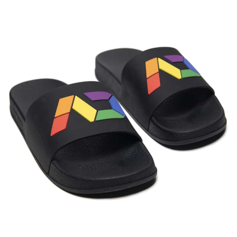 Addicted Sandales AD Rainbow Noires
