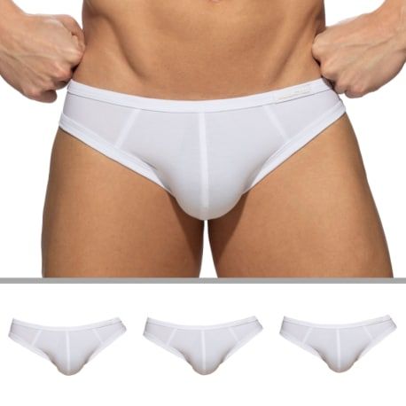 Addicted 3-Pack Basic Bikini Briefs - White