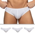 Addicted 3-Pack Basic Bikini Briefs - White