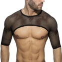 Addicted Crop Top Mesh Noir