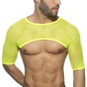 Addicted Crop Top Mesh Jaune Fluo
