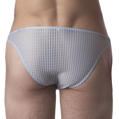 Barcode Reigi Mesh Briefs - Sky Blue