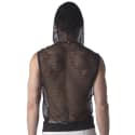 Barcode Hoodie Kosy Mesh Noir