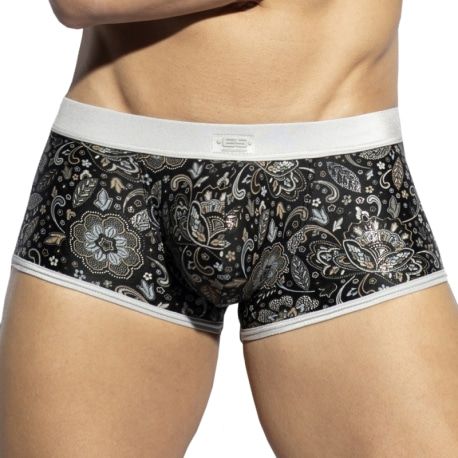 ES Collection Boxer Court Arabic Noir - Argent