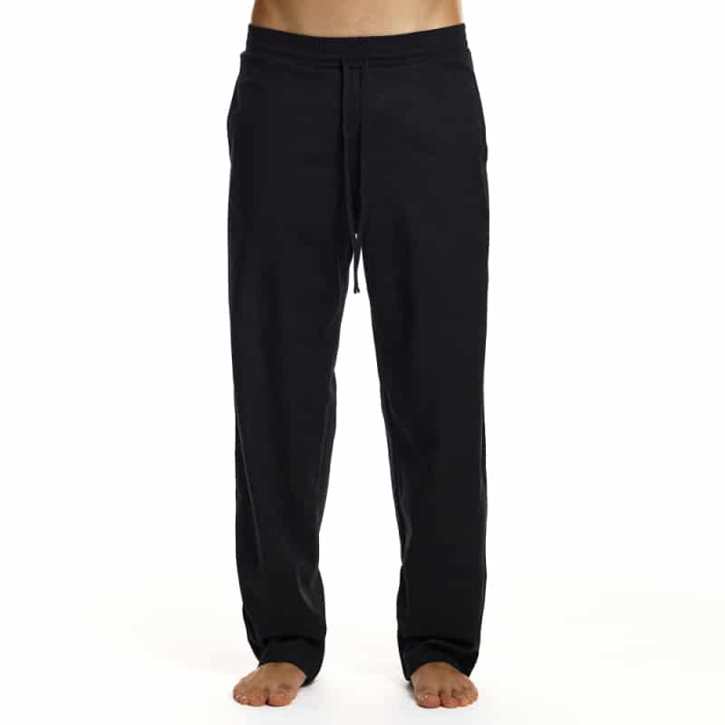 Modus Vivendi Pantalon en Lin Noir