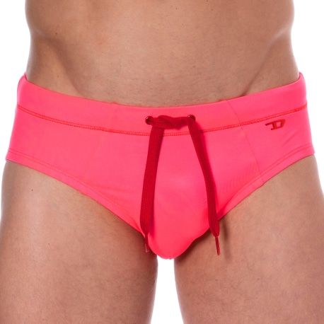 Diesel Slip de Bain Neon Rose fluo
