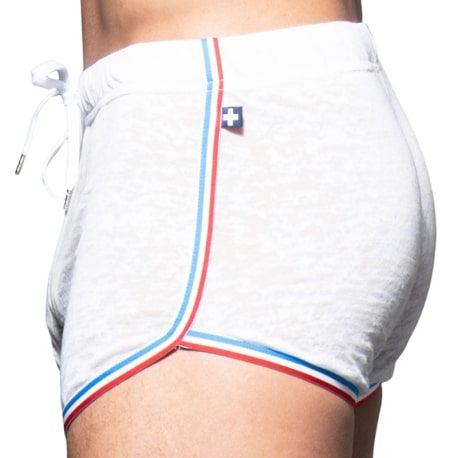 Andrew Christian Short Tour Burnout Blanc