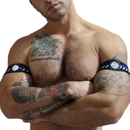  2-Pack Transistor Armbands - Black - Blue