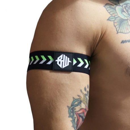  2-Pack Transistor Armbands - Black - Neon Green