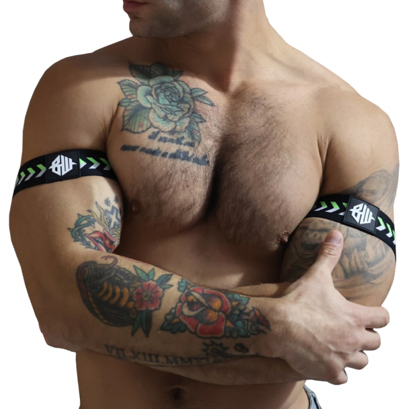  2-Pack Transistor Armbands - Black - Neon Green