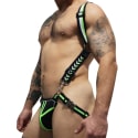  Harnais Body Jock Transistor Noir - Vert Fluo