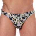 SKU Floral Cotton Mini Briefs - Grey