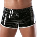 TOF Paris Short Vinyl Noir - Blanc