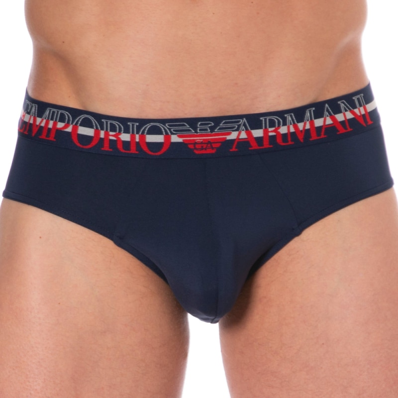 Emporio Armani Slip Essential Microfiber Bleu Marine