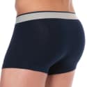Emporio Armani Yarn Dyed Cotton Boxer Briefs - Navy
