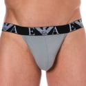 Emporio Armani Jock Strap Bold Monogram Coton Gris Pierre