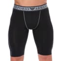 Emporio Armani Piquet Microfiber Biker Boxer - Black