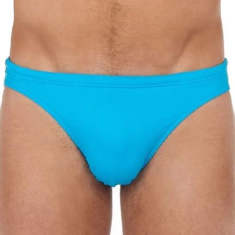 HOM Slip de Bain Micro Sea Life Turquoise