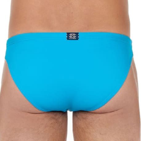 HOM Slip de Bain Micro Sea Life Turquoise