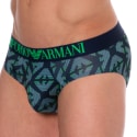Emporio Armani Slip All Over Printed Microfiber Aigle Vert