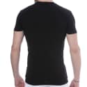 Emporio Armani Megalogo Cotton T-Shirt - Black