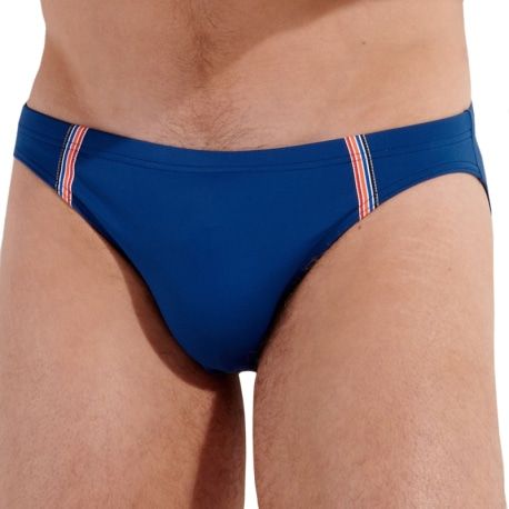 HOM Slip de Bain Micro Nautical Cup Bleu Marine