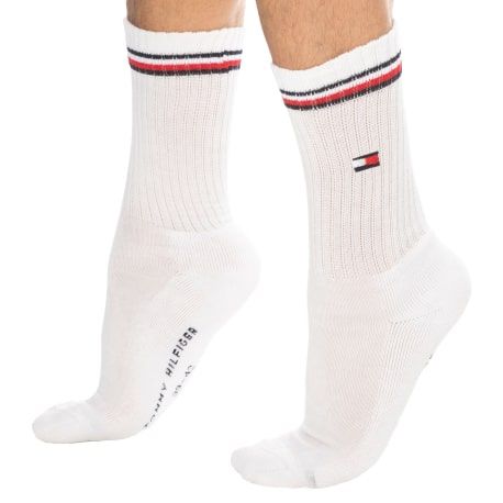 Tommy Hilfiger 2-Pack Iconic Sporty Socks - White