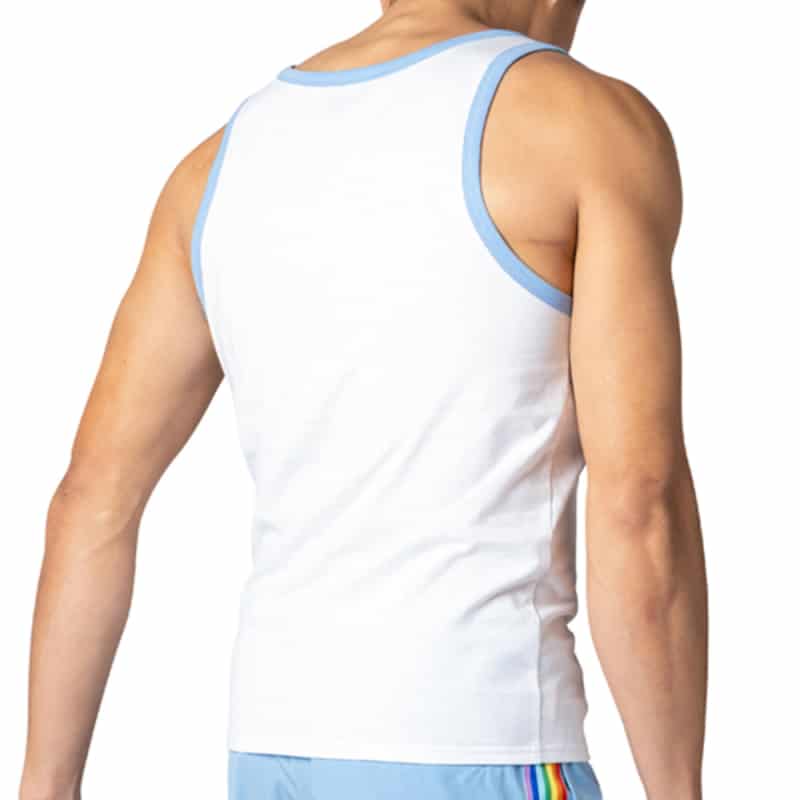  Débardeur Ringer Pride Blanc