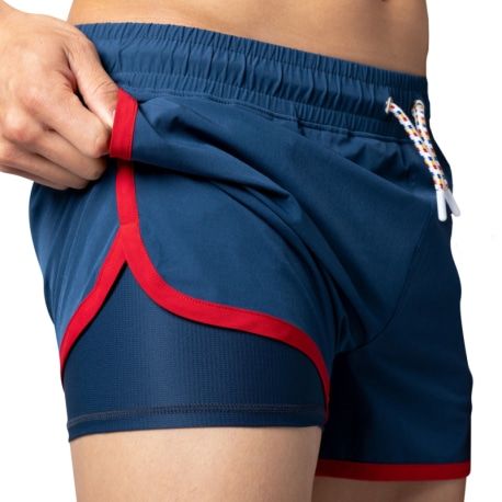  Track Shorts - Navy