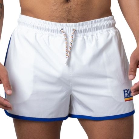  Track Shorts - White