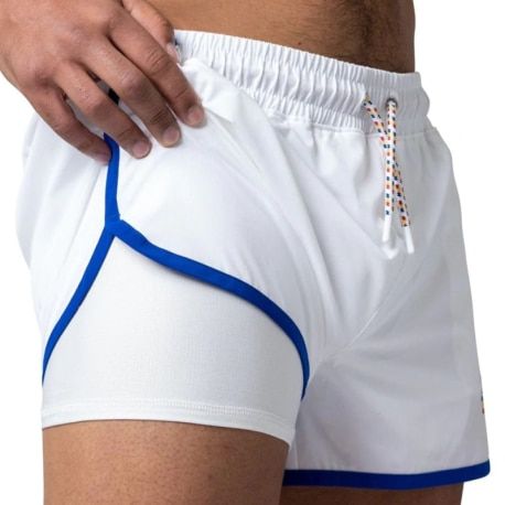  Track Shorts - White
