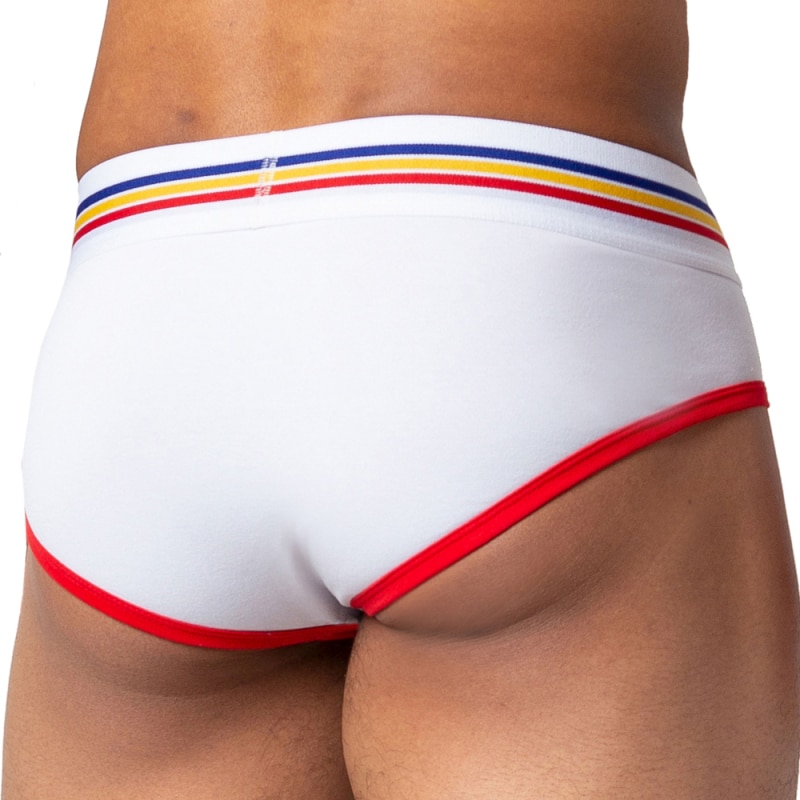  2-Pack Briefs - White - Grey