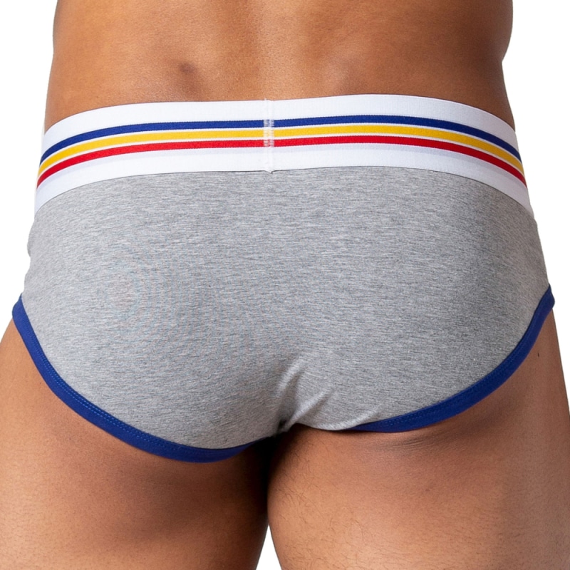  2-Pack Briefs - White - Grey