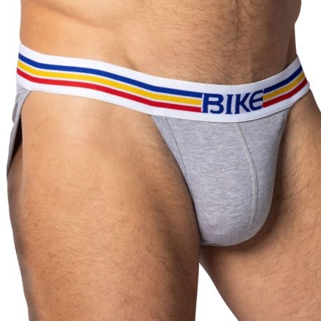  Cotton Tanga Briefs - Heather Grey
