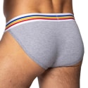  Cotton Tanga Briefs - Heather Grey