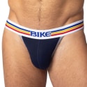  Slip Tanga Coton Bleu Marine