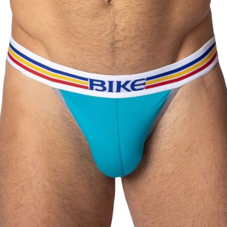  Cotton Tanga Briefs - Aqua