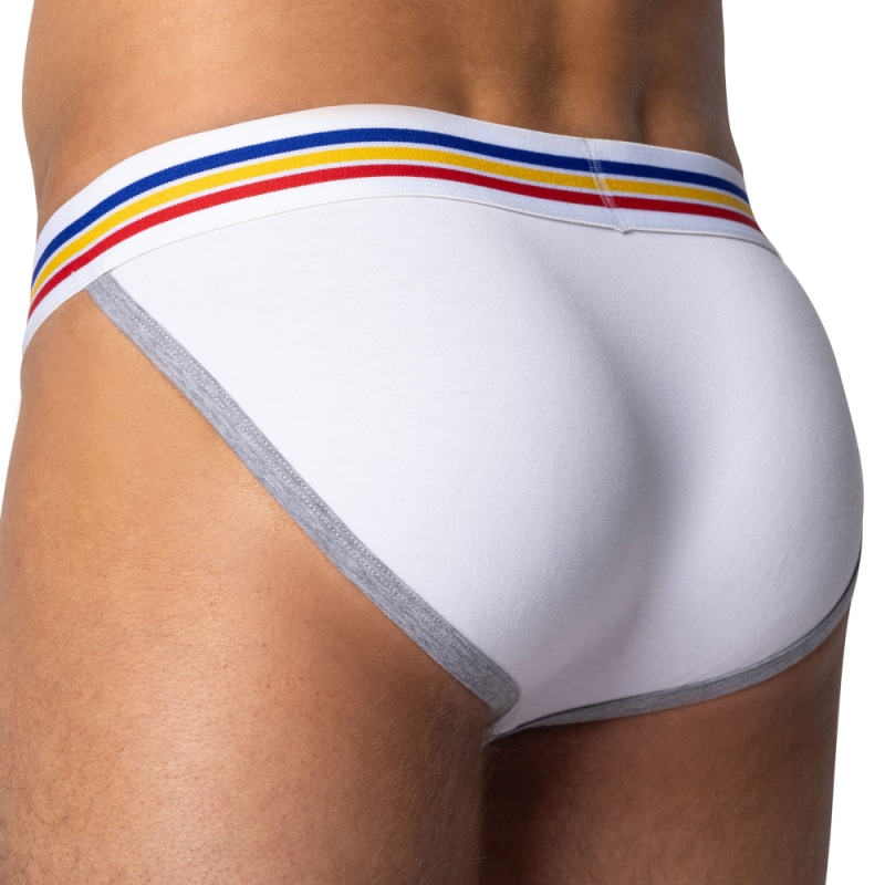  Cotton Tanga Briefs - White